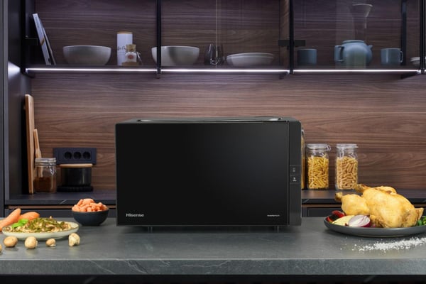 Hisense H25MOBS4HGI Musta Grillimikroaaltouuni Pöytämalli 25 L 900 W