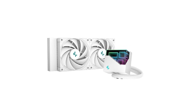 DeepCool LT520 WH Processor Allt-i-ett vätskekylare 12 cm Vit 1 styck