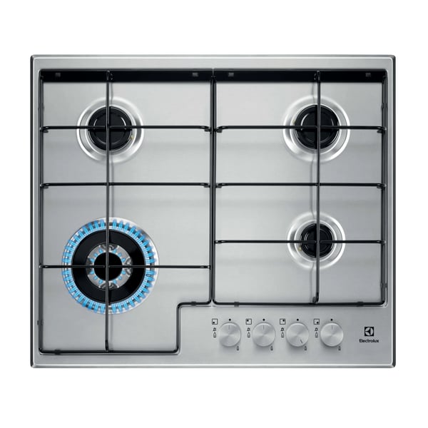 Electrolux EGS6434X Rustfrit stål Indbygget 60 cm Gaskomfur 4 zone(s)