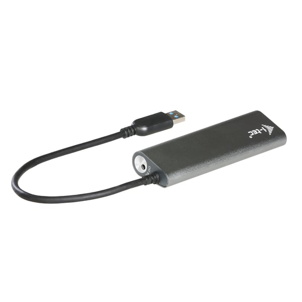 i-tec Metal U3HUB448 gränssnittshubbar USB 3.2 Gen 1 (3.1 Gen 1) Type-A 5000 Mbit/s Grå