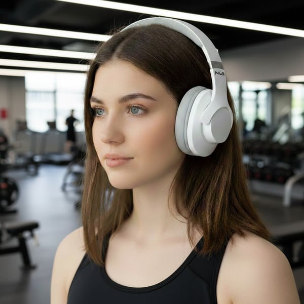 NGS ARTICA STORM WHITE Headset Kabel & trådløs Opkald/Musik/Sport/Hverdag Bluetooth Hvid