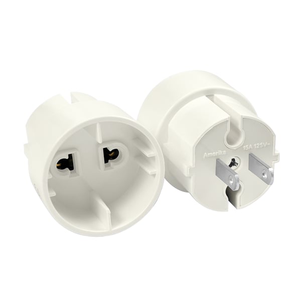 LogiLink PA0186 pistorasia-adapteri Valkoinen