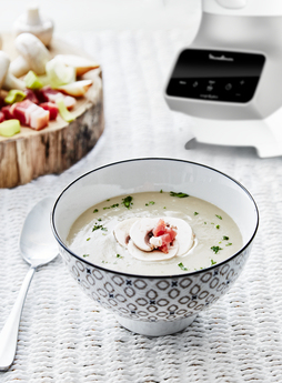 Moulinex Soup & Plus Mixer för matlagning 1100 W Metallisk, Vit
