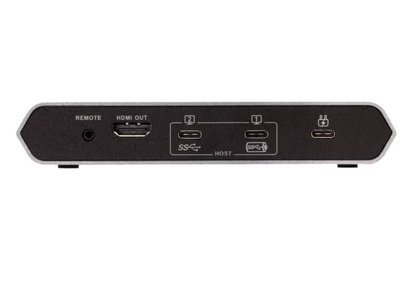 ATEN 2-portars USB-C Gen1-kopplingsswitch med Power Pass-through