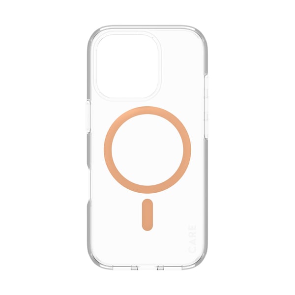 PanzerGlass CARE™ by ® Urban Combat Case Transparent m. Peachy MagSafe iPhone 16 Pro