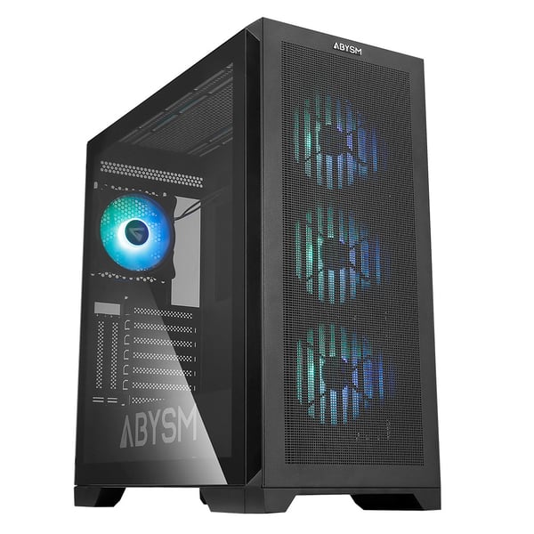 ABYSM Danube Mura BX300 Black ARGB Tower Svart