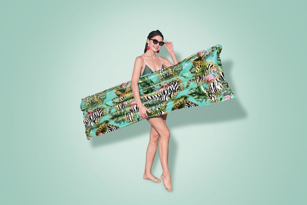 Bestway 44083 pool- och badmadrass Multifärg Mönstrad