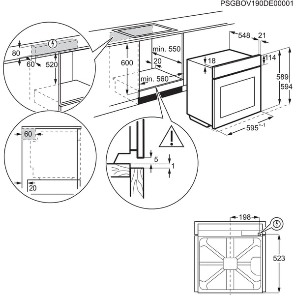 AEG Series 7000 TR7PB73FSB 72 L 3390 W Sort