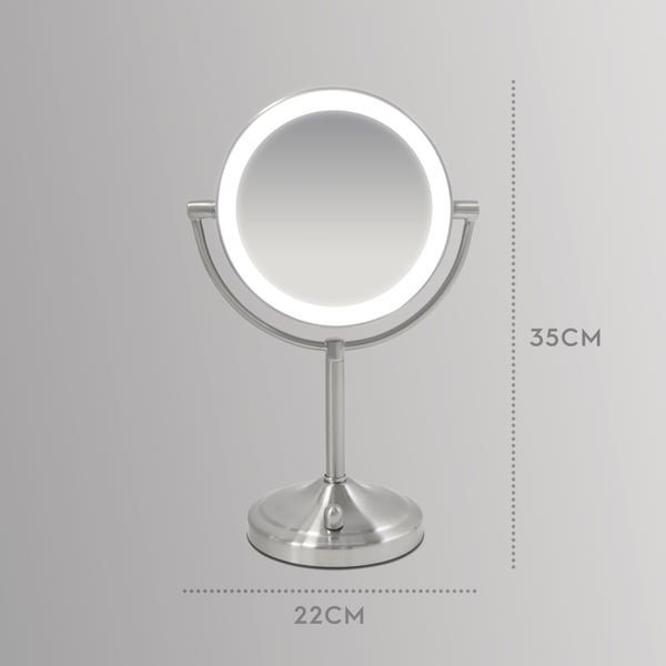 HoMedics MIR-8150-EU meikkipeili Vapaasti seisova Pyöreä Ruostumaton teräs