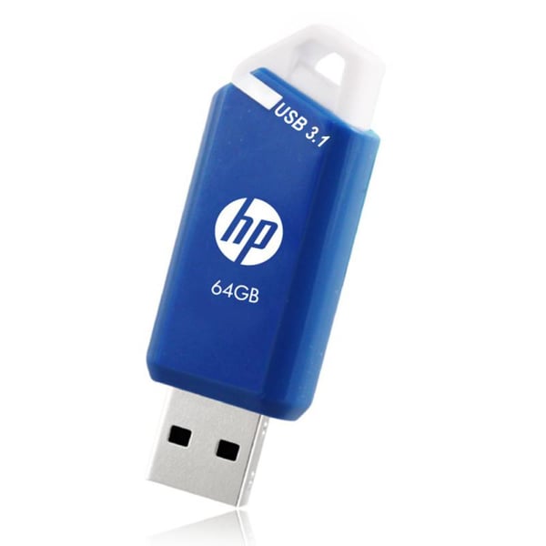 HP x755w Triple Pack USB-nøgle 64 GB USB Type-A 3.2 Gen 1 (3.1 Gen 1) Blå, Hvid
