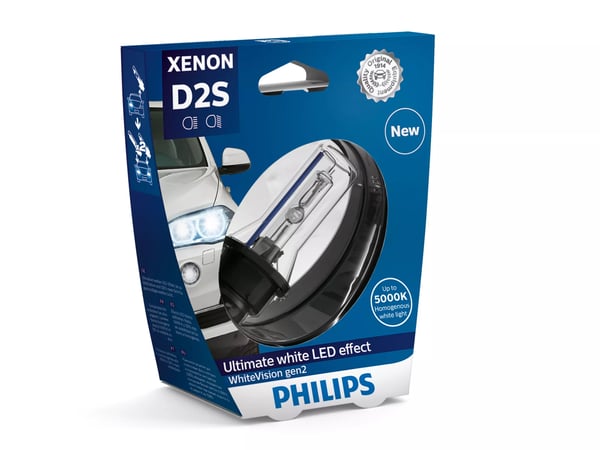Philips WhiteVision Xenon gen2 85122WHV2S1 Xenon-forlygtepære til biler