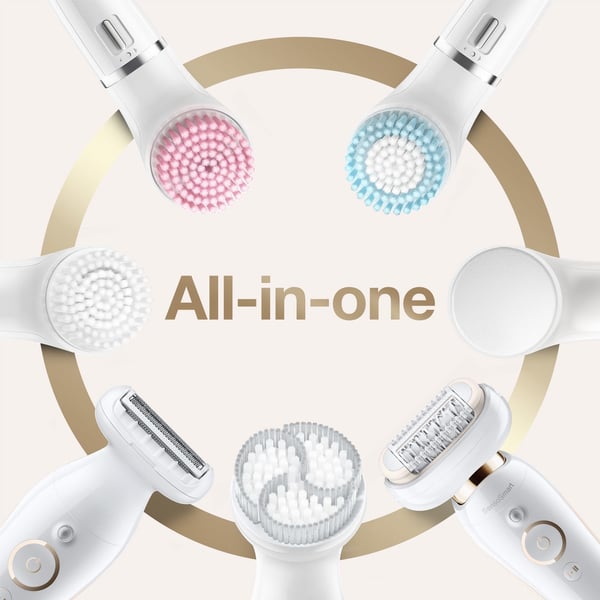 Braun Silk-épil 9 Flex 9100 BS 40 pincetter Guld, Hvid