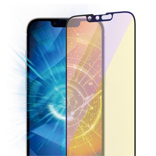 PanzerGlass ® Anti-blue light Screen Protector iPhone 14 | 13 | 13 Pro | Ultra-Wide Fit w. EasyAligner Genomskinligt skärmskydd Apple 1 styck