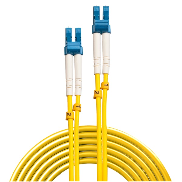 Lindy 47455 InfiniBand- ja kuituoptiikkakaapeli 15 m LC Keltainen