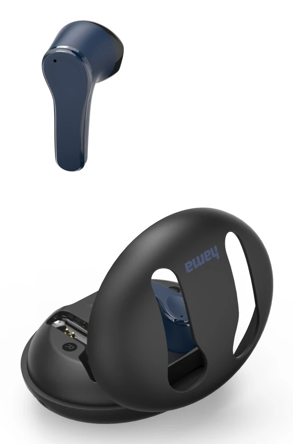 Hama Spirit Unchained Headset True Wireless Stereo (TWS) I ørerne Opkald/musik Bluetooth Sort, Blå