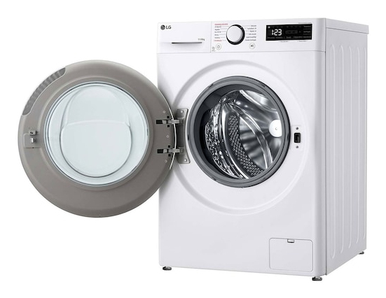 LG F4DR6011AGW vaskemaskine - tørretumbler Fritstående Front-læsning Hvid