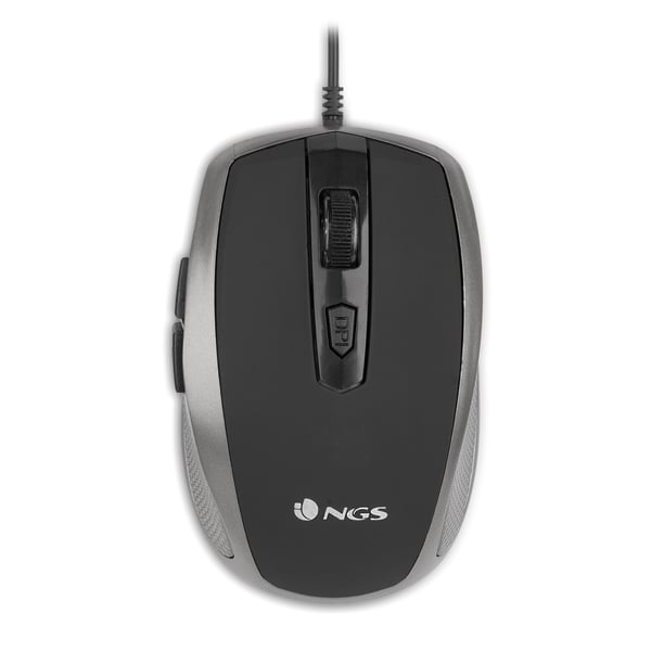 NGS Tick Silver hiiri Office Oikeakätinen USB A-tyyppi Optinen 1600 DPI
