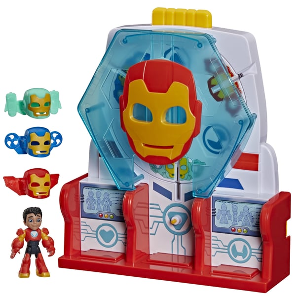 Marvel Iron Man Serien Marvels Iron Man and his Awesome Friends på Disney Jr. Hall of Armor-lekset