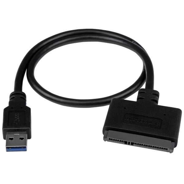 StarTech.com USB312SAT3CB kaapelin sukupuolenvaihtaja USB 3.1 A SATA 7+15 pin Musta StarTech.com USB312SAT3CB kaapelin sukupuolenvaihtaja USB 3.1 A SATA 7+15 pin Musta