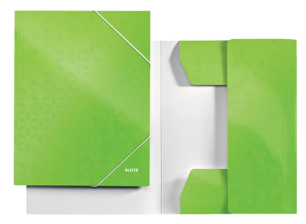 Leitz 3-klap elastikmappe WOW A4