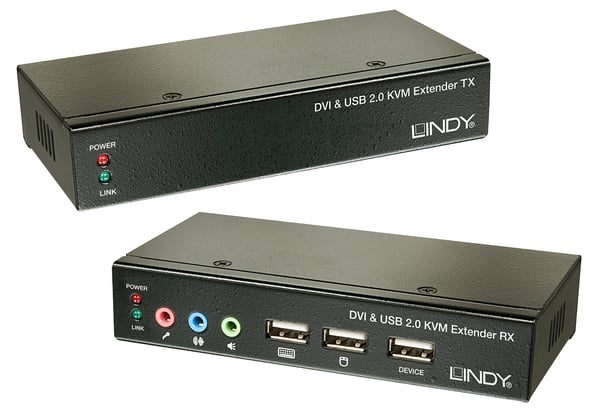 Lindy 39377 KVM-switchar Svart
