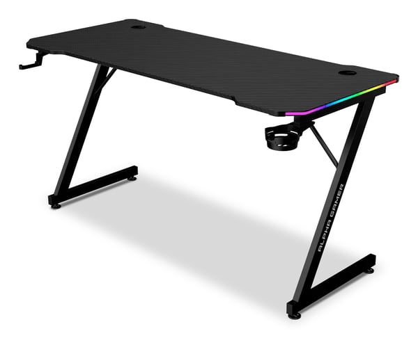 Alpha Gamer Gemina RGB Svart