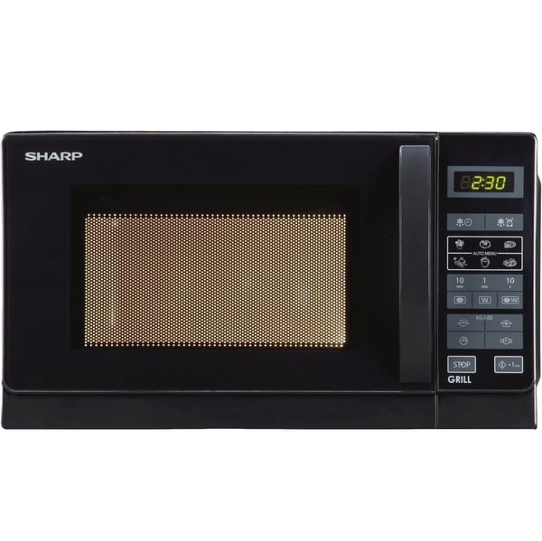 Sharp R-642BKW Svart Kombinationsmikrovågsugn Bänkdiskmaskin 20 l 800 W