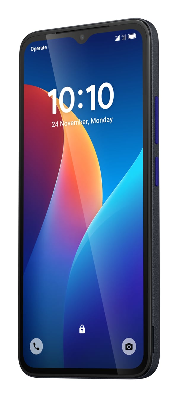 TCL K70 SE 16,7 cm (6.56") Kaksois-SIM Android 16.0 4G USB Type-C 4 GB 64 GB 3000 mAh Musta, Indigo