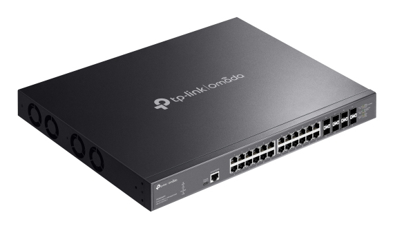 TP-Link Omada SX3832MPP netværksswitch Administreret L2+ 10G Ethernet (100/1000/10000) Strøm over Ethernet (PoE) DIN rail Sort