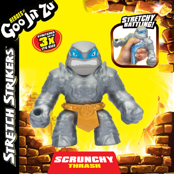 Goo Jit Zu Stretch Strikers - Thrash Elastisk legetøjsfigur