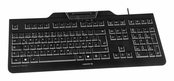 CHERRY JK-A0100US-2 tastatur Service USB QWERTY US engelsk Sort