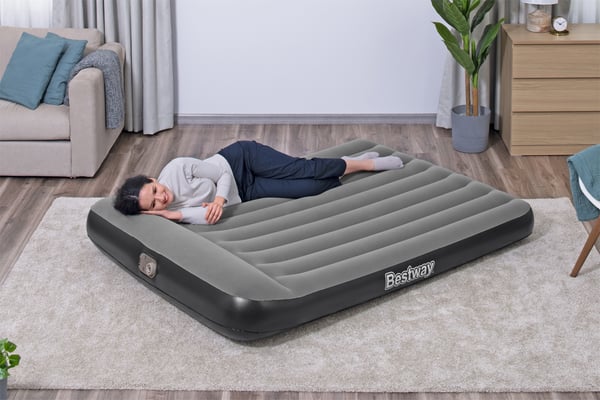 Bestway 67464 / 23 luftmadrass Dubbelmadrass Svart, Grå Unisex