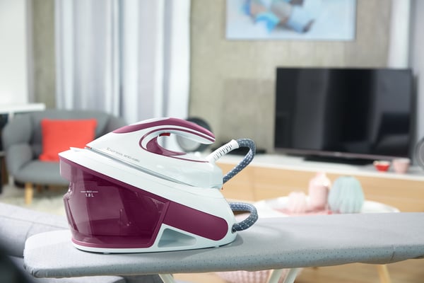 Tefal Express Anti-Calc SV8054 2800 W 1,8 l Durilium stryksula Lila, Vit