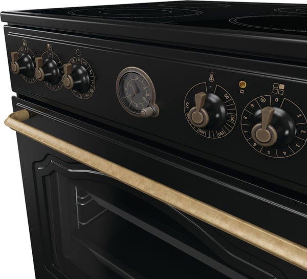 Gorenje GECS6B71CLB Fritstående komfur Elektrisk Keramisk Sort