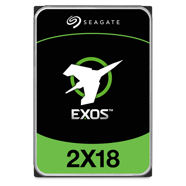 Seagate EXOS 2X18 interna hårddiskar 18 TB 7200 RPM 256 MB 3.5" SAS