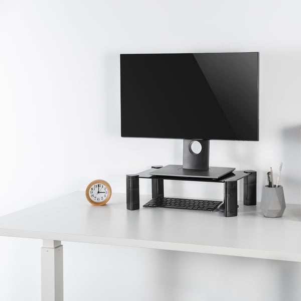 AISENS MR01C-109 skærmbeslag og -stativer 81,3 cm (32") Skrivebord Sort