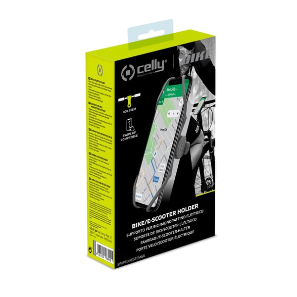 Celly Swipe Bike Passiv holder Mobiltelefon/Smartphone Grå