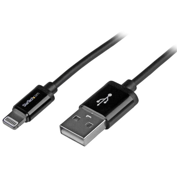 StarTech.com USB till Lightning-kabel - Apple MFi-certifierad - 1 m - Svart