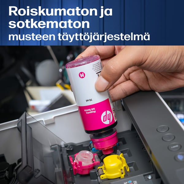 HP Smart Tank 5115 Langaton All-in-One Väri Tulostin, Up to 2 Years of ink included; Two-sided printing; Copier, Scanner