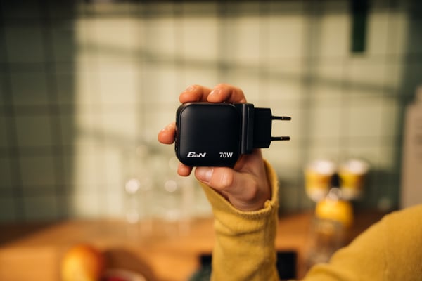 Verbatim Mini GaN Charger 70W Universal Svart AC Snabb laddning inomhus