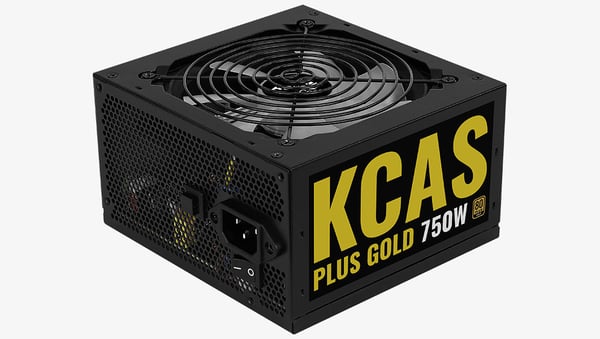 Aerocool KCAS PLUS GOLD 750W strömförsörjningsenheter 20+4 pin ATX Svart