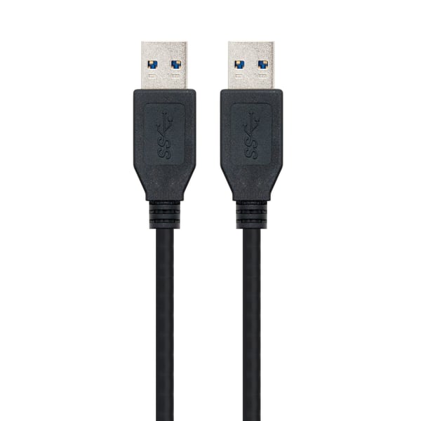 Nanocable 10.01.1001-BK USB-kablar USB 3.2 Gen 1 (3.1 Gen 1) 1 m USB A 5 Gbit/s Svart