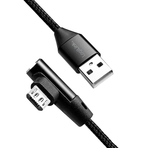 LogiLink CU0142 USB-kablar USB 2.0 0,3 m USB A Micro-USB B 0,48 Gbit/s Svart