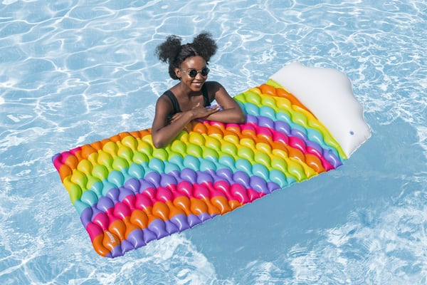 Bestway 44107 pool og strand flyder Flerfarvet Monokromatisk PVC Flydende madras