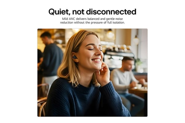 LG BUDSLITE.AEUSLBK kuulokkeet ja kuulokemikrofoni True Wireless Stereo (TWS) In-ear Puhelut/Musiikki/Urheilu/Päivittäinen USB Type-C Bluetooth Musta