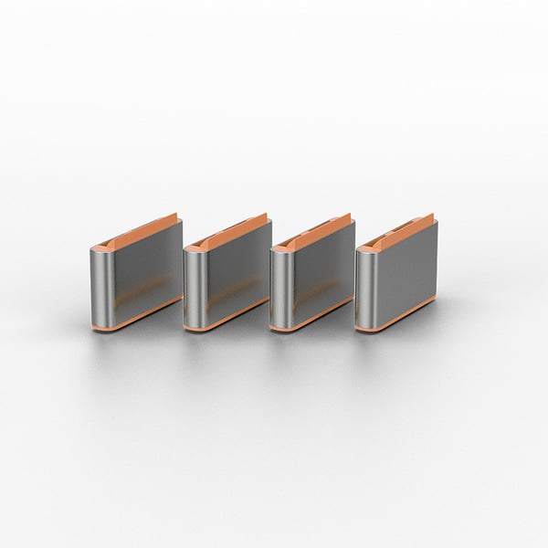 Lindy 40440 portin lukitsin USB Type-C Oranssi Akryylinitriilibutadieenistyreeni (ABS) 10 kpl