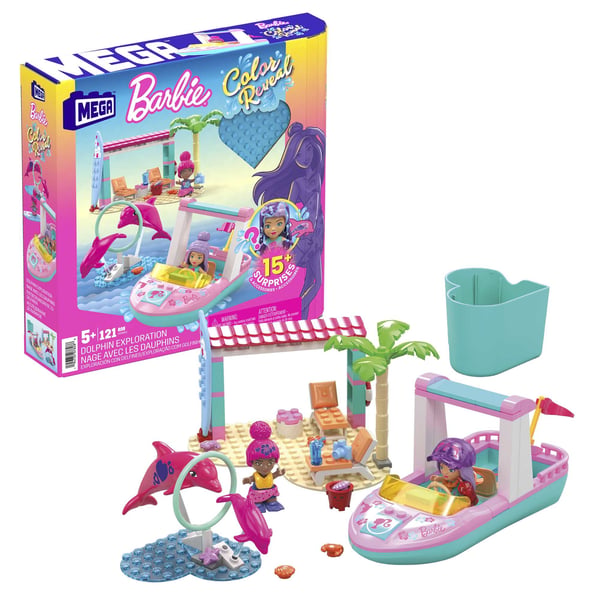 MEGA Barbie Color Reveal Dolphin Exploration