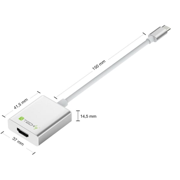 Techly IADAP USB31-HDMI USB grafisk adapter Hvid