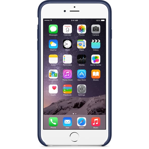 Apple MGQV2ZM/A mobiltelefon etui 14 cm (5.5") Cover Blå
