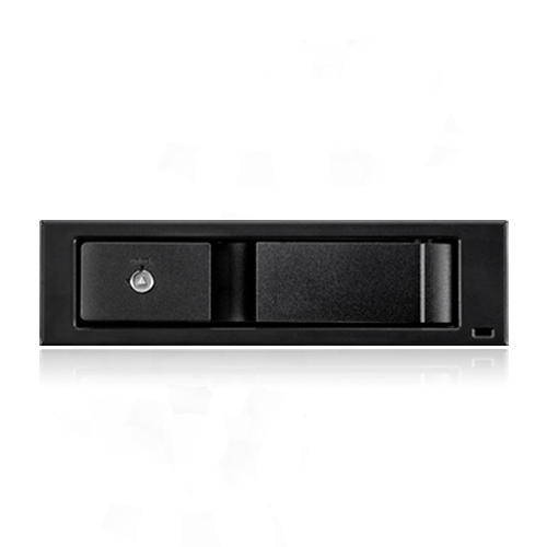 ICY BOX IB-158SSK-B 13,3 cm (5.25") Liitinpaneeli Musta